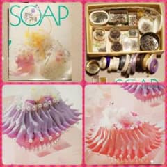 石鹸リボン　ソープ手芸　ソープハンドメイドのサムネイル