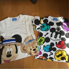 ダッフィー&ミッキーのTシャツ 2枚セットのサムネイル