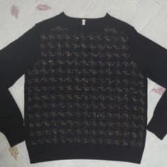 23区 おしゃれなニット 38 　 紺 美品
