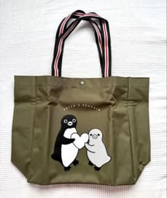 【未使用品】Suicaのペンギン トートバッグ カーキのサムネイル