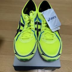 ASICS 虎走 蛍光イエロー 陸上競技用スパイクシューズ 28cm - メルカリ