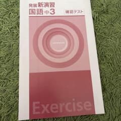 発展新演習 国語 中3 確認テストのサムネイル