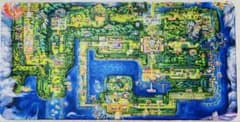 【新品・激レア】プレイマット 初代マップカントー地方 マップ ラバーマットのサムネイル