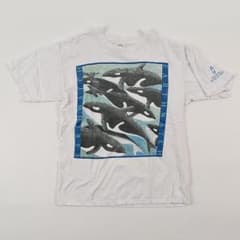 松村北斗 着用 アースウォッチ シャチ柄 Tシャツ 白 オルカ - メルカリ