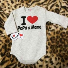 wakamamさん 専用出品I♡PaPa&MaMa肌着のサムネイル