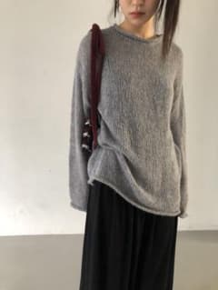【韓国・新品】ふんわり透け感ニットのサムネイル