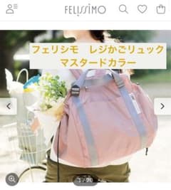 フェリシモ ラミプリュス 大量買いもらくらく！レジカゴリュックブライトカラーの会のサムネイル