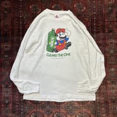 80S USA製 SLICE ペプシ マリオ プロモ ロンT XL 任天堂 80S USA製 SLICE ペプシ マリオ プロモ ロンT XL 任天堂 - メルカリ
