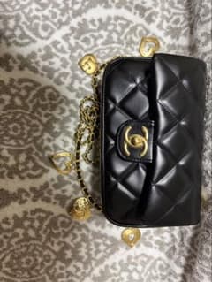 CHANEL MAKEUP ノベルティハートチェーン キルティング バッグ - メルカリ