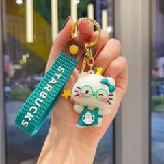 Starbucks キーホルダー キーリング 猫 キャラクターのサムネイル