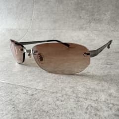 PRADA　プラダ　サングラス　リムレス　ブラウン　SPR80G　シルバー金具 PRADA プラダ サングラス リムレス ブラウン SPR80G シルバー金具