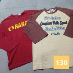 HANGTEN FILA 長袖カットソー 2点セット 130のサムネイル