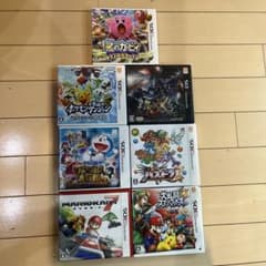 3DS 소프트 7 개 정리 판매 마리오 카트 수마브라 커비 몬한 외 케이스 포함