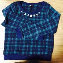 INGNI チェック柄 ニットのサムネイル