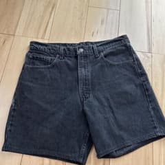 Levi's 550 デニムショートパンツ ブラック W34 - メルカリ