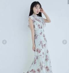 美品】Sustainableプリーツプリントワンピース ミント サイズ1 - メルカリ