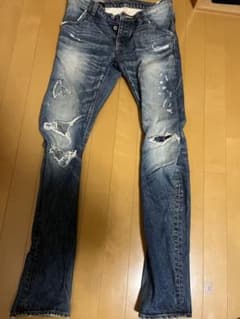 ト*ん様 ATTACHMENT ダメージ加工 スリムフィットデニムのサムネイル
