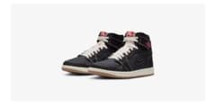 Nike Air Jordan 1 ハイカット ブラック/ホワイト/レッドレトロのサムネイル