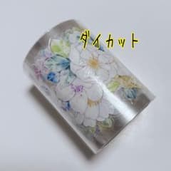 ⑤☆海外マステ☆ 时间格子 Time Grid さん 白茶甜梦（ダイカット