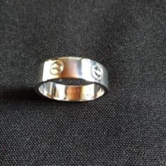 Cartier。カルティエ。750。K18製。ラブリング。20号。9.4g。中古 