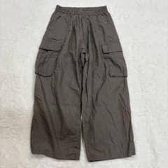 INHERIT カーゴパンツ ワイドパンツ サイズS （C1 557