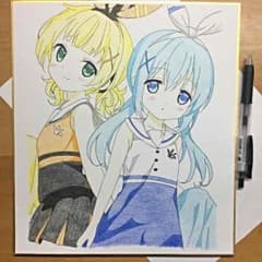 色紙イラストのサムネイル