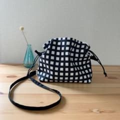 エアリーポシェット　トモタケCHECK&BORDER 使用のサムネイル