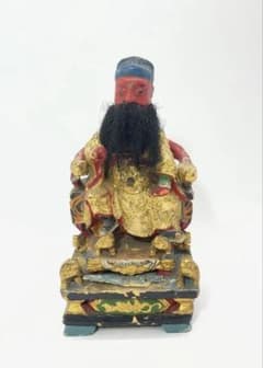 中国　清時代　関武像　木彫　送料込み260710 中国 清時代 関武像 木彫 送料込み260710 - メルカリ