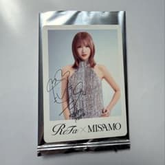 ReFa × MISAMO モモ トレカ 限定 サイン入りのサムネイル