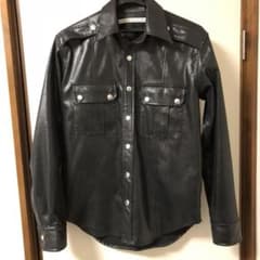 JOHNLAWRENCESULLLVAN レザーシャツのサムネイル