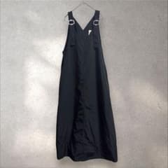DANTON Vネックジャンパースカート ブラック 36 ナイロンワンピース m77217601093_1.jpg?1782683528