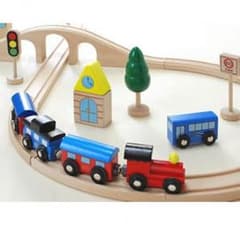 wooden toys 電車 木製のサムネイル
