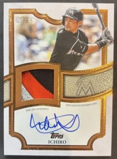 イチロー オートグラフマルチパッチカード 2026 Topps マーリンズ/25 