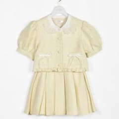 evelyn ラメツイードセットアップ 黄色のサムネイル