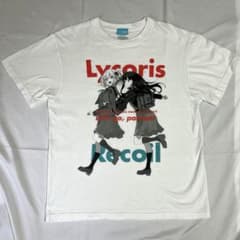 리콜리스 리코일 센다쿠&타키나 티셔츠 Lycoris Recoil 화이트 M