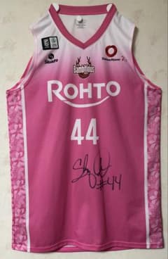 実使用 サイン入りユニ　シャキール・ハインズ バンビシャス奈良 2024-25 実使用 サイン入りユニ シャキール・ハインズ バンビシャス奈良 2024