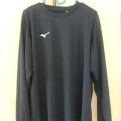 MIZUNO ミズノ 長袖 アンダーシャツ ネイビー XLのサムネイル