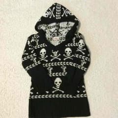 ドクロ*ニットワンピ//110のサムネイル