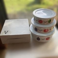 Vegetable Life 保存容器 ホーロー 3点セット