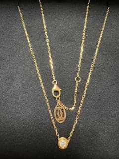 美品 Cartier カルティエ ダムール ネックレス ラージモデル　YG