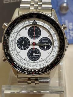 希少！SEIKO セイコー フライトマスター SQ 100m 4眼クロノグラフ 