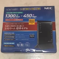 【値下げ】Wi-Fiホームルータ【新品未開封】NEC製のサムネイル