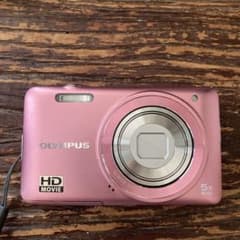 OLYMPUS ピンク コンパクトデジタルカメラ 本体のみ - メルカリ