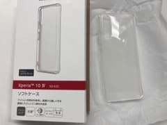 値下げxperia10Ⅳ docomoソフトケース未使用のサムネイル