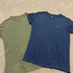 DIESEL Tシャツ 2枚セット カーキ ネイビー Lサイズのサムネイル