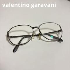 VALENTINO GARANAVIメガネフレーム ブラック ゴールド 眼鏡のサムネイル