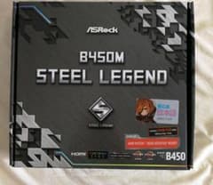 ASRock B450M Steel Legend マザーボードのサムネイル
