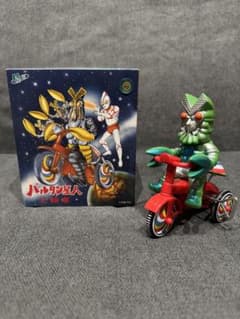 M1号 三輪車 バルタン星人 緑成形 ソフビ ブルマァクのサムネイル