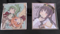まどマギ 映画 特典 ミニ色紙風カード ワス 紫丁香&セルマ　2枚セットのサムネイル