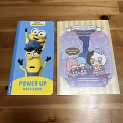 미니언즈 문호 스트레이독스×산리오 캐릭터즈 메모장 2권 세트